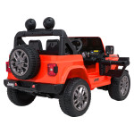Elektrické autíčko Jeep Wrangler Rubicon Lift 4x4, 24V - oranžové